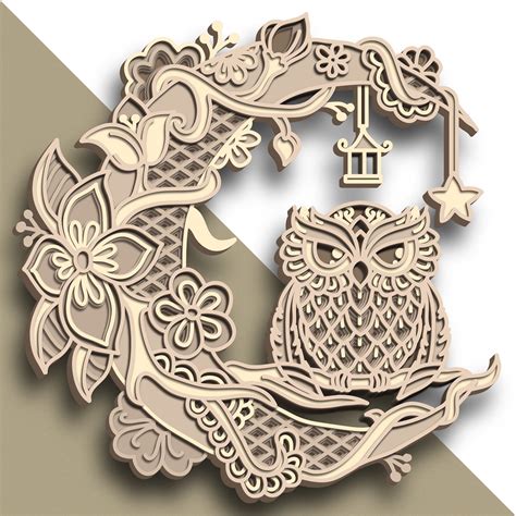 Discover the Majestic World of 3D SVG Owl Designs: Perfect for DIY and Crafting Enthusiasts!